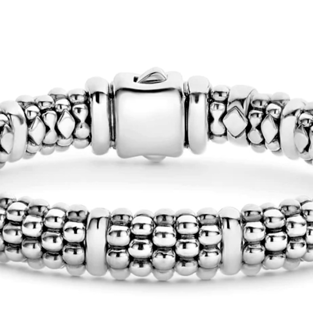 COPY - Lagos Silver Caviar Station Bracelet